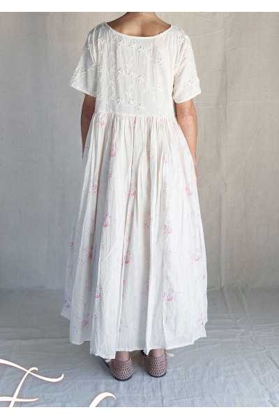 Les Ours Robe Rina Liberty bouquet en popeline