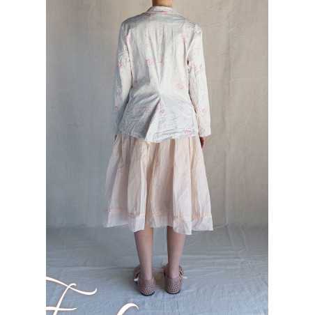 Les Ours Veste courte Anethi Liberty bouquet en popeline