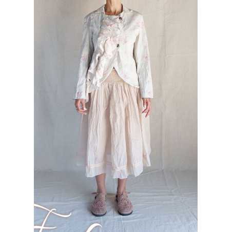 Les Ours Veste courte Anethi Liberty bouquet en popeline