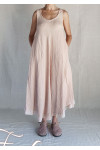 Les Ours Robe Calanga Blush coton et lin