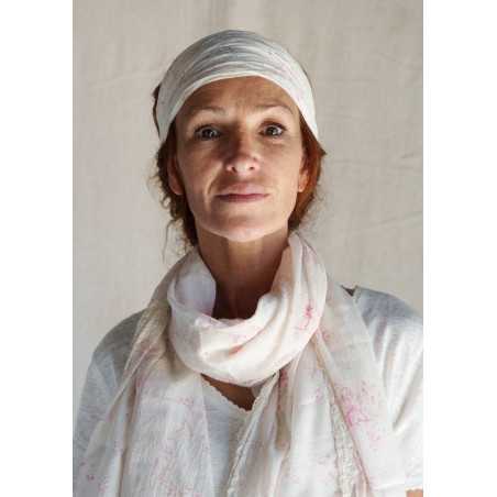 Les Ours Bandeau Liberty bouquet coton