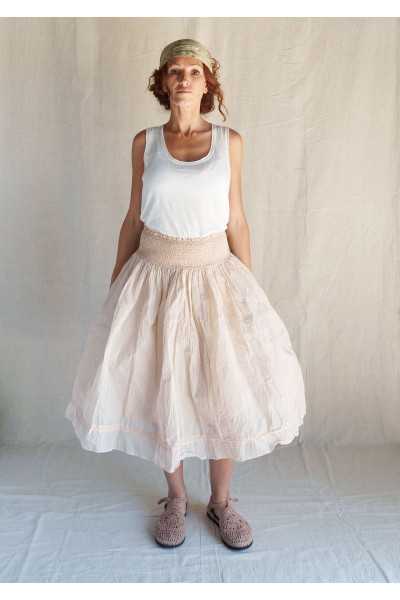 Les Ours Jupon Madou Blush organza de coton
