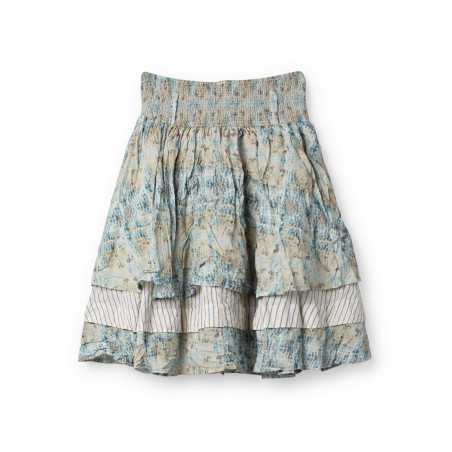 EWA I WALLA Jupe Estella Original Checked Voile 22314 Coton Bio