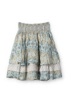 EWA I WALLA Jupe Estella Original Checked Voile 22314 Coton Bio