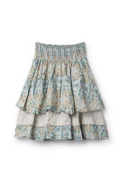 EWA I WALLA Jupe Estella Original Checked Voile 22314 Coton Bio