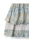 EWA I WALLA Jupe Estella Original Checked Voile 22314 Coton Bio