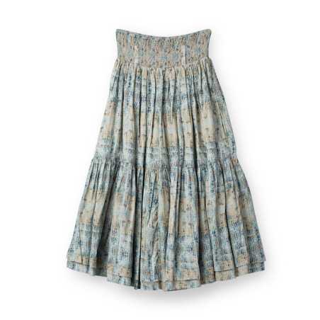 EWA I WALLA Jupe Felina Original Checked Voile 22315 Coton Bio