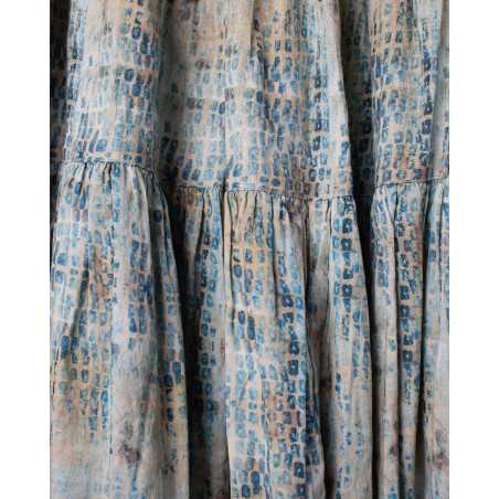 EWA I WALLA Jupe Felina Original Checked Voile 22315 Coton Bio
