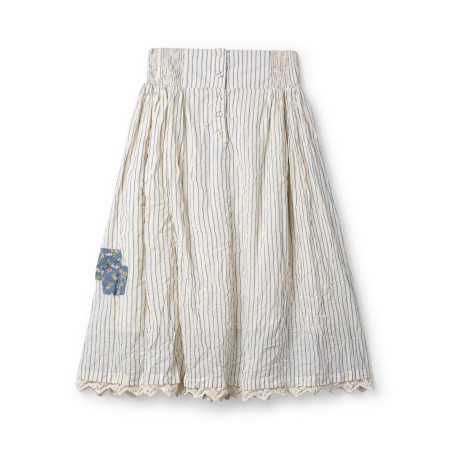 EWA I WALLA Jupe Evelyn Original Striped voile 22318 Coton Bio