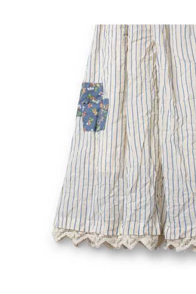 EWA I WALLA Jupe Evelyn Original Striped voile 22318 Coton Bio