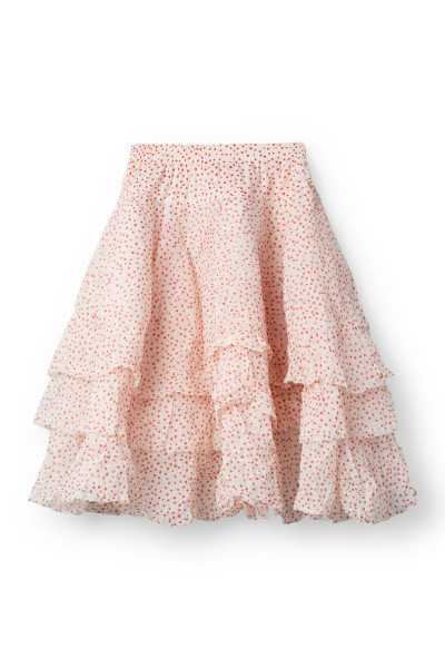 EWA I WALLA Jupe Wendy à pois 22328 Coton