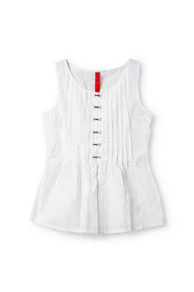 EWA I WALLA Top Janni White 33407 coton bio