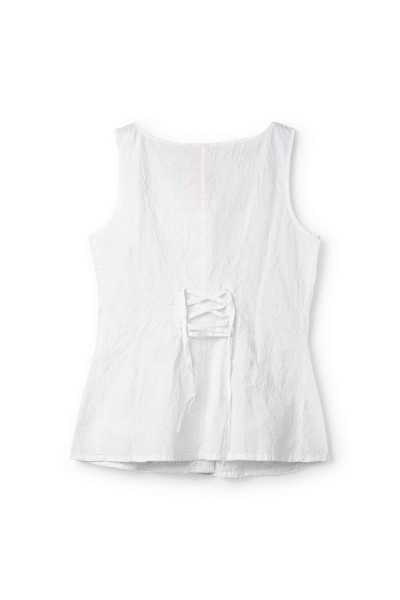 EWA I WALLA Top Janni White 33407 coton bio