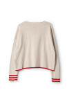 EWA I WALLA Cardigan Cordelia crème 44207 tricot coton recyclé