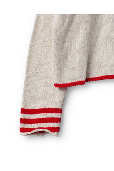 EWA I WALLA Cardigan Cordelia crème 44207 tricot coton recyclé