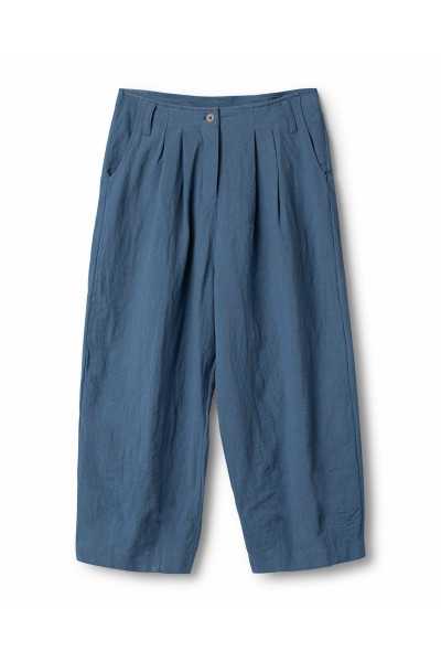 EWA I WALLA Pantalon Botvi Bleu 11438 tissage sergé