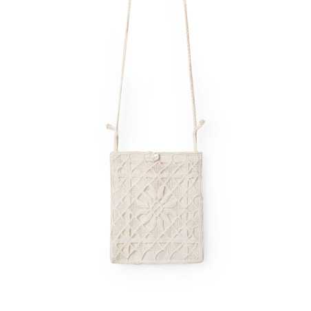 EWA I WALLA Sac Tessie crème 77626 Crochet Coton