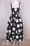 PLÜ-Plus la vie Robe à pois 1152 blackwhitedots