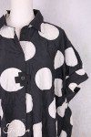 PLÜ-Plus la vie Chemise longue 4025 blackwhitedots
