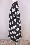 PLÜ-Plus la vie Chemise longue 4025 blackwhitedots