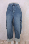 PLÜ-Plus la vie Pantalon new curved jeans 10015 blue
