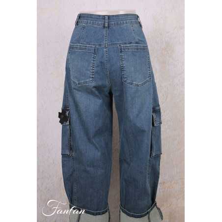 PLÜ-Plus la vie Pantalon new curved jeans 10015 blue