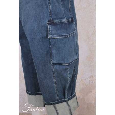 PLÜ-Plus la vie Pantalon new curved jeans 10015 blue