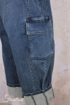 PLÜ-Plus la vie Pantalon new curved jeans 10015 blue