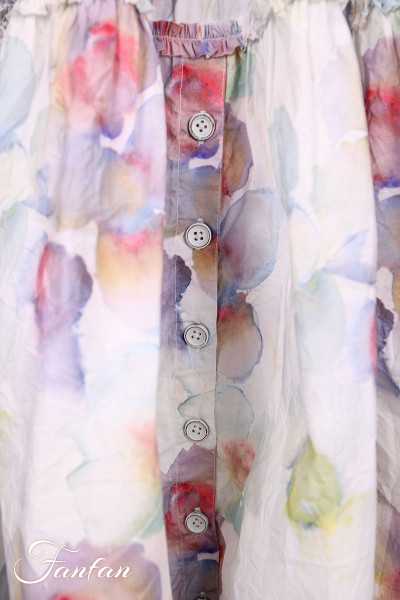 EWA I WALLA jupe Ingeli Original 22321 Coton Fleurs bio