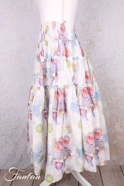 EWA I WALLA jupe Ingeli Original 22321 Coton Fleurs bio