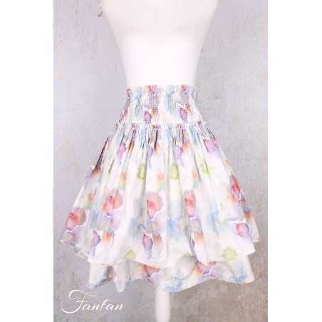 EWA I WALLA Jupe Ewa Original Fleurs 22312 Coton Bio