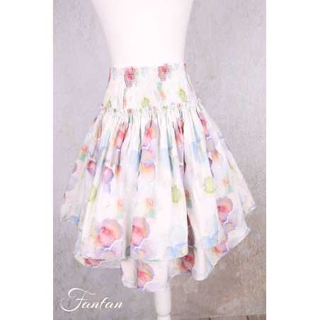 EWA I WALLA Jupe Ewa Original Fleurs 22312 Coton Bio