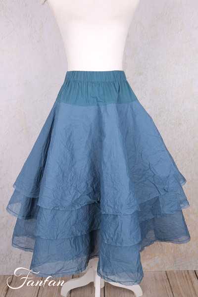 EWA I WALLA Jupe WENDY bleu 22328 coton