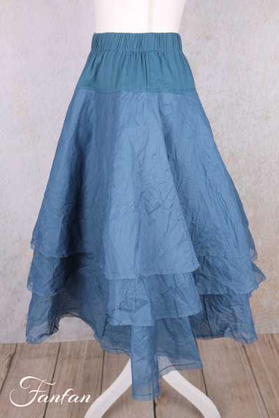 EWA I WALLA Jupe WENDY bleu 22328 coton