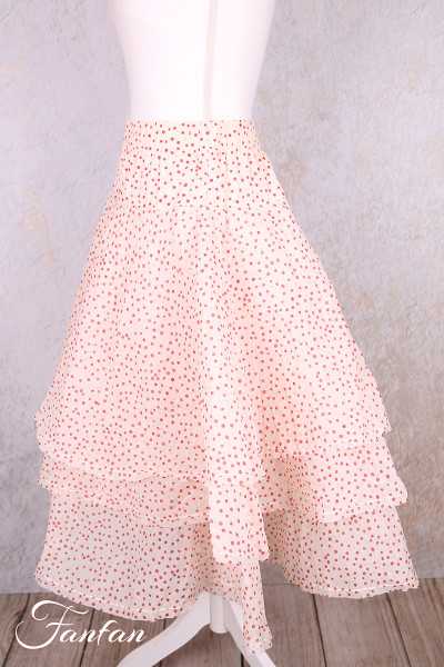 EWA I WALLA Jupe Wendy à pois 22328 Coton