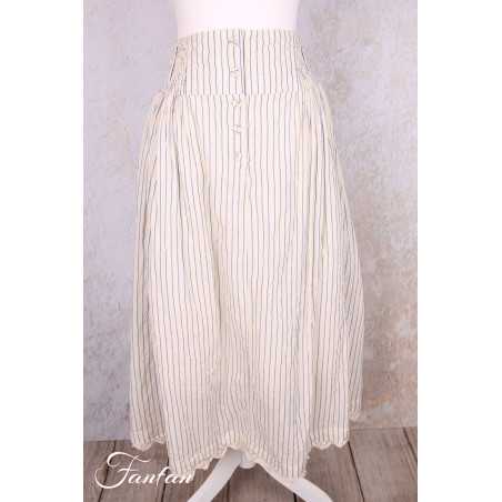EWA I WALLA Jupe Evelyn Original Striped voile 22318 Coton