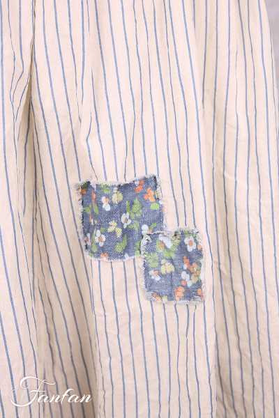 EWA I WALLA Jupe Evelyn Original Striped voile 22318 Coton