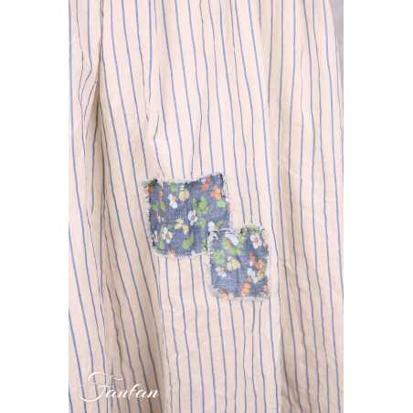EWA I WALLA Jupe Evelyn Original Striped voile 22318 Coton