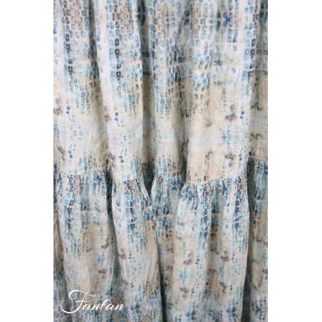 EWA I WALLA Jupe Felina Original Checked Voile 22315 Coton