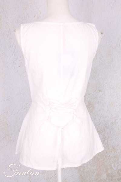 EWA I WALLA Top Janni White 33407 coton bio