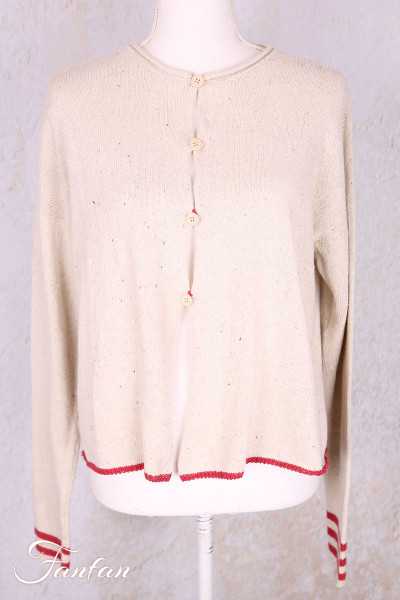 EWA I WALLA Cardigan Cordelia crème 44207 tricot coton recyclé