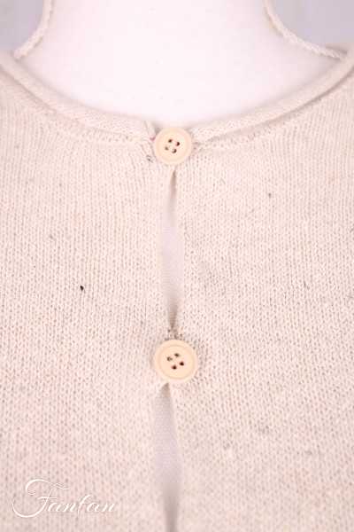 EWA I WALLA Cardigan Cordelia crème 44207 tricot coton recyclé