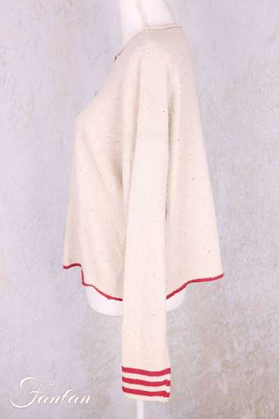 EWA I WALLA Cardigan Cordelia crème 44207 tricot coton recyclé