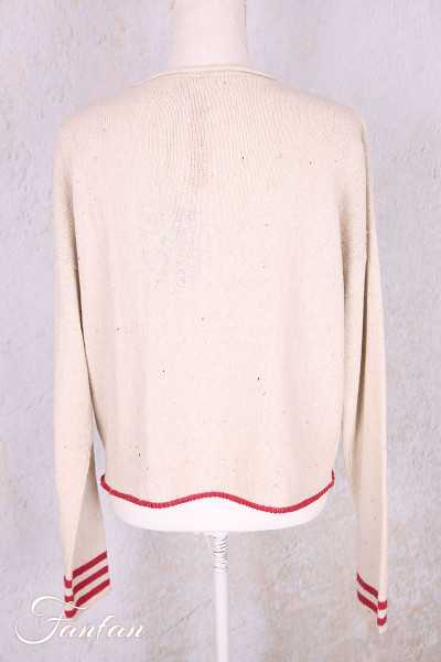 EWA I WALLA Cardigan Cordelia crème 44207 tricot coton recyclé