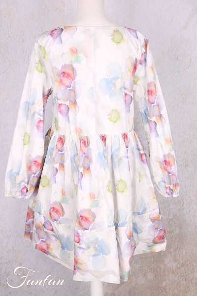 EWA I WALLA tunique Mona original 44203 coton bio fleurs