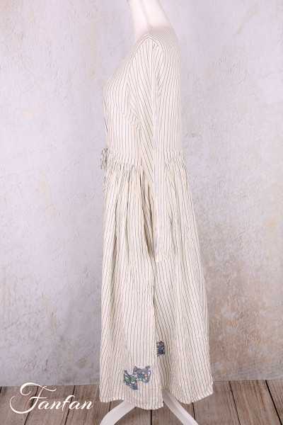 EWA I WALLA Robe Niki Original Striped Voile 55956 Coton Bio