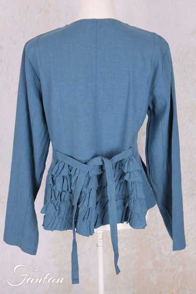 EWA I WALLA Veste Lucy Bleu 66781 lin