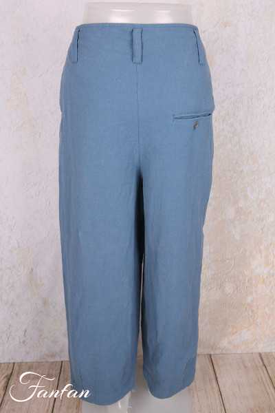 EWA I WALLA Pantalon Botvi Bleu 11438 tissage sergé