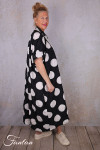 PLÜ-Plus la vie Chemise longue 4025 blackwhitedots