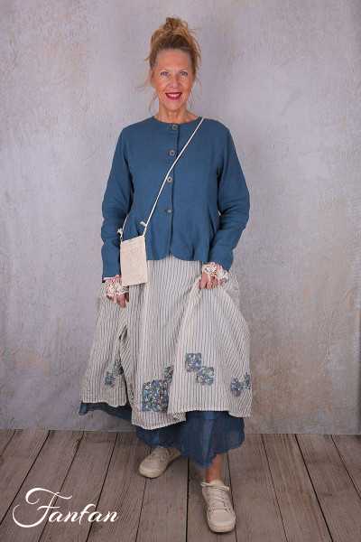 EWA I WALLA Veste Lucy Bleu 66781 lin